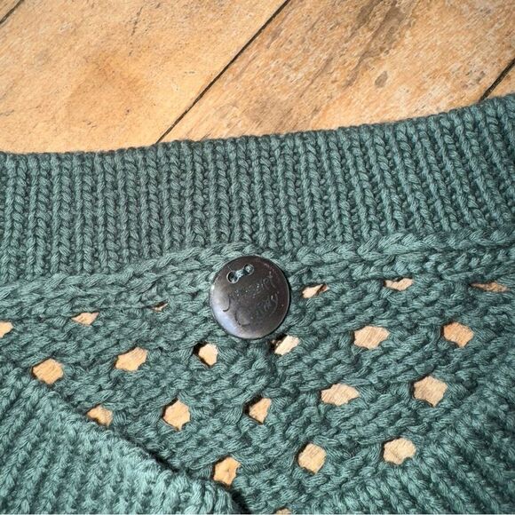 Margaret O’Leary cable knit cotton sweater. Size large. - Picture 3 of 6